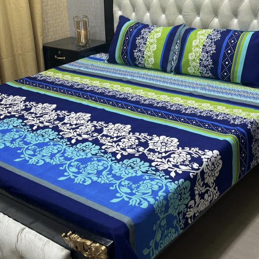 Premium Crystal Cotton Bed Sheet